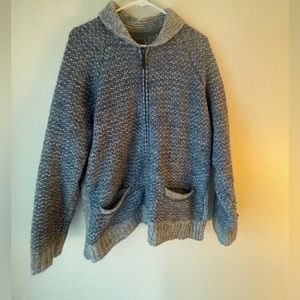 Large wool sweater